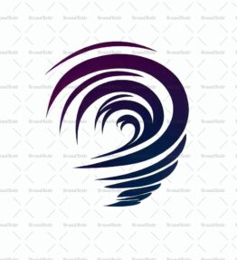 Abstrakte Tornadospirale